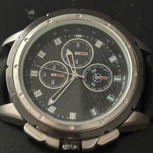 Men's Silver Chronograph Watch